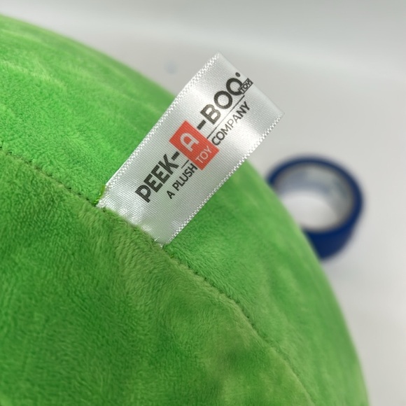 Green Grinch Plush Toy with Santa Hat ball about 18 inches - Picture 3 of 3